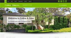 Desktop Screenshot of collinsandgiles.com.au